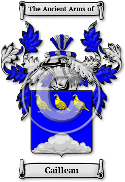 Cailleau Family Crest Download (jpg) Legacy Series - 150 DPI