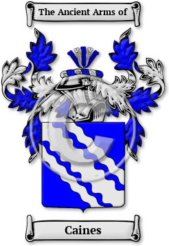 Caines Family Crest Download (JPG) Legacy Series - 600 DPI