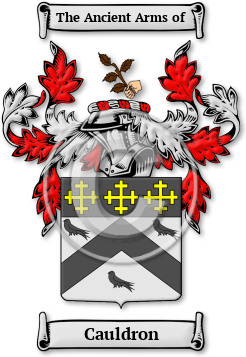 Cauldron Family Crest Download (JPG) Legacy Series - 300 DPI