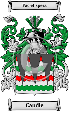 Caudle Family Crest/Coat of Arms