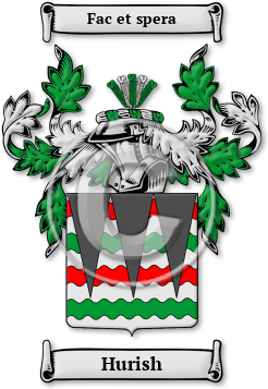 Hurish Family Crest Download (jpg) Legacy Series - 150 DPI