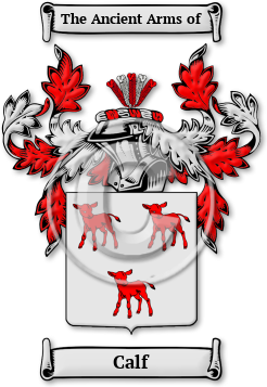 Calf Family Crest Download (jpg) Legacy Series - 150 DPI