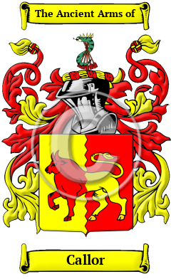 Callor Family Crest Download (JPG) Heritage Series - 600 DPI