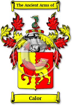 Calor Family Crest Download (JPG) Legacy Series - 600 DPI
