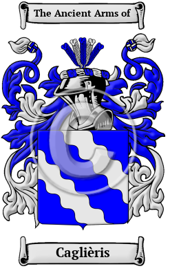 Caglièris Family Crest/Coat of Arms