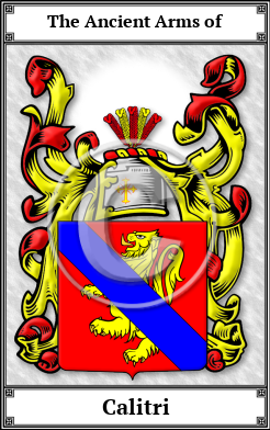 Calitri Family Crest Download (JPG)  Book Plated - 150 DPI