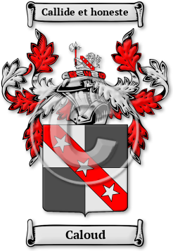 Caloud Family Crest Download (jpg) Legacy Series - 150 DPI