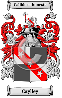 Caylley Family Crest/Coat of Arms