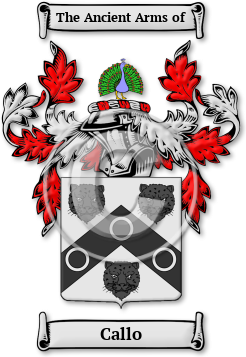 Callo Family Crest Download (jpg) Legacy Series - 150 DPI