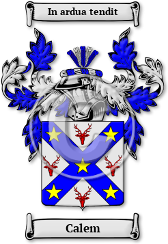 Calem Family Crest Download (JPG) Legacy Series - 600 DPI