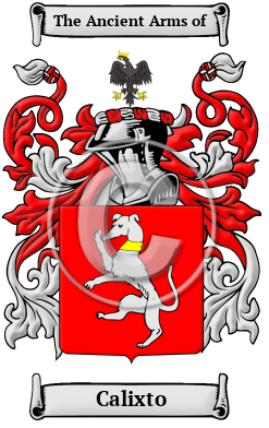 Calixto Family Crest/Coat of Arms