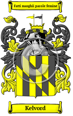Kelvord Family Crest/Coat of Arms