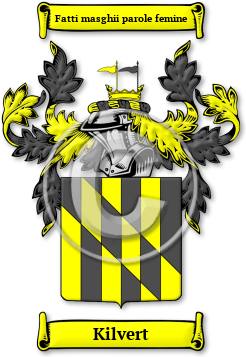 Kilvert Family Crest Download (jpg) Legacy Series - 150 DPI
