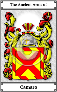 Camaro Family Crest Download (JPG)  Book Plated - 150 DPI
