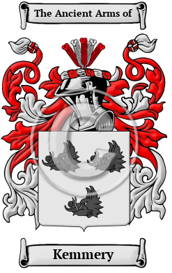 Kemmery Family Crest/Coat of Arms