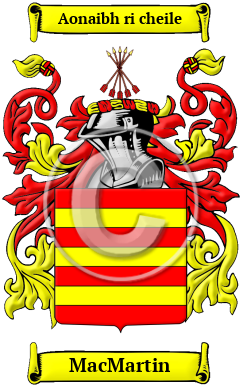 MacMartin Family Crest/Coat of Arms