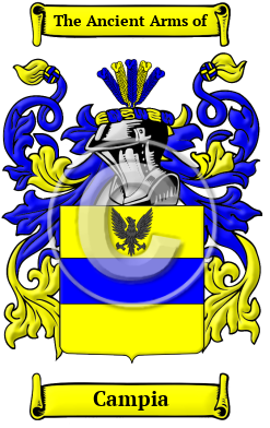 Campia Family Crest/Coat of Arms