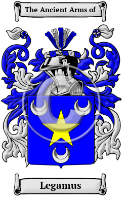 Legamus Family Crest/Coat of Arms