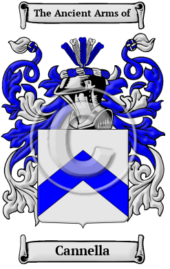 Cannella Family Crest/Coat of Arms