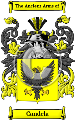 Candela Family Crest/Coat of Arms
