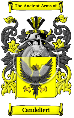 Candelieri Name Meaning, Family History, Family Crest & Coats of Arms