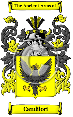 Candilori Family Crest/Coat of Arms