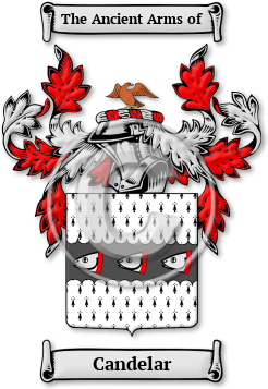 Candelar Family Crest Download (jpg) Legacy Series - 150 DPI