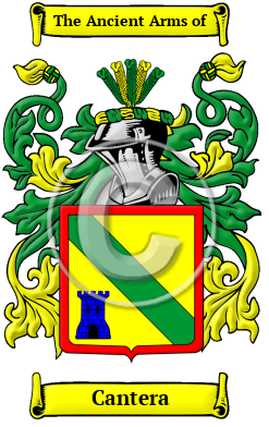 Cantera Family Crest/Coat of Arms