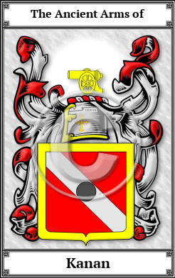 Kanan Family Crest Download (JPG)  Book Plated - 150 DPI