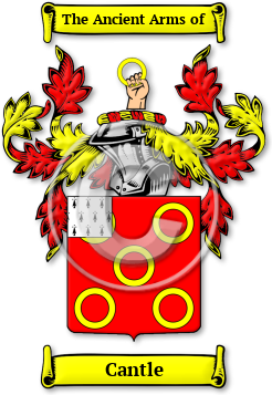 Cantle Family Crest Download (JPG) Legacy Series - 600 DPI