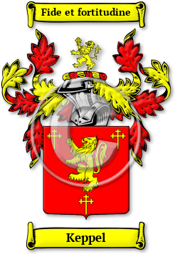 Keppel Family Crest Download (JPG) Legacy Series - 600 DPI