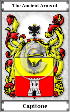 Capitone Family Crest Download (JPG)  Book Plated - 150 DPI