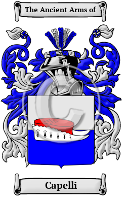 Capelli Name Meaning, Family History, Family Crest & Coats of Arms