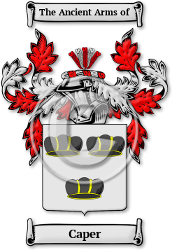 Caper Family Crest Download (jpg) Legacy Series - 150 DPI
