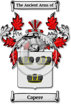 Capere Family Crest Download (JPG) Legacy Series - 600 DPI