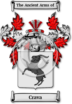 Crava Family Crest Download (jpg) Legacy Series - 150 DPI