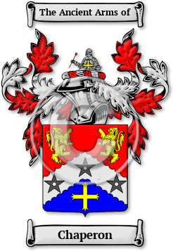 Chaperon Family Crest Download (JPG) Legacy Series - 600 DPI