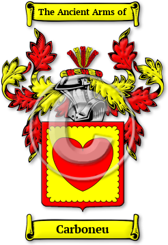 Carboneu Family Crest Download (JPG) Legacy Series - 600 DPI