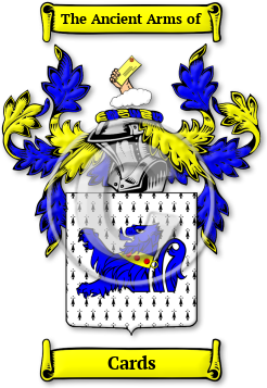 Cards Family Crest Download (jpg) Legacy Series - 150 DPI