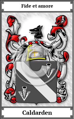 Caldarden Family Crest Download (JPG) Book Plated - 600 DPI