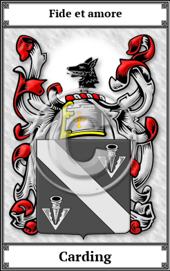 Carding Family Crest Download (JPG)  Book Plated - 150 DPI