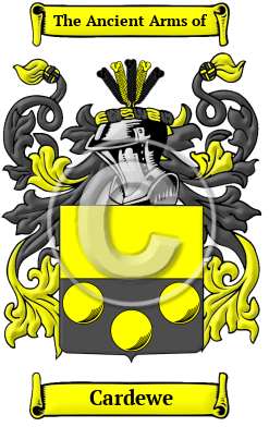 Cardewe Family Crest/Coat of Arms