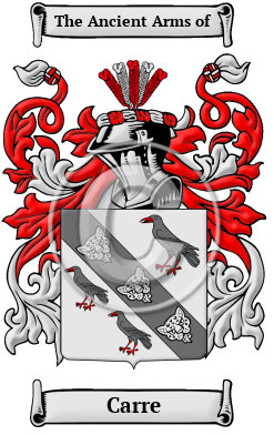 Carre Name Meaning, Family History, Family Crest & Coats of Arms