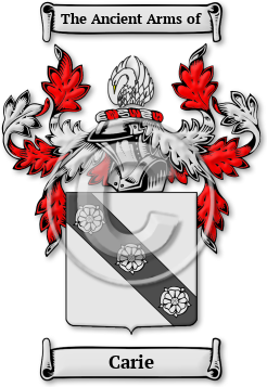 Carie Family Crest Download (jpg) Legacy Series - 150 DPI