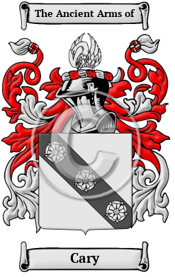 Cary Family Crest/Coat of Arms
