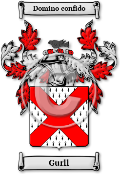Gurll Family Crest Download (jpg) Legacy Series - 150 DPI