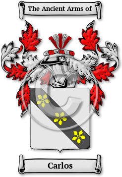 Carlos Family Crest Download (jpg) Legacy Series - 150 DPI