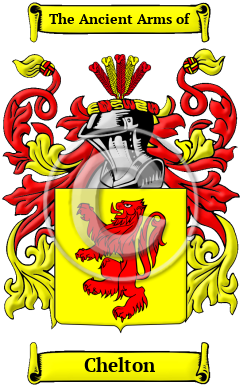 Chelton Family Crest/Coat of Arms
