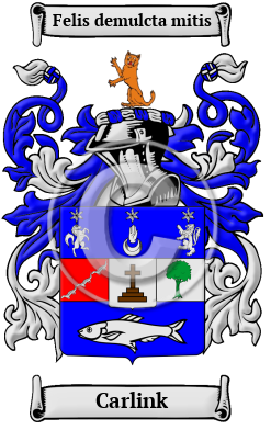 Carlink Family Crest/Coat of Arms