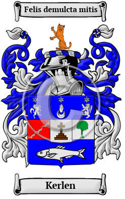 Kerlen Family Crest/Coat of Arms